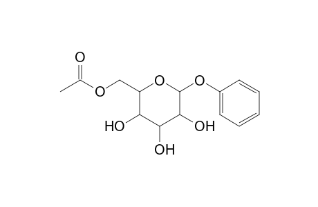 6-O-Acetyl-1-O-phenylglucopyranoside