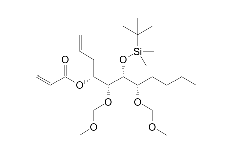 (4R,5R,6R,7S)-6-(tert-Butyldimethylsilyloxy)-5,7-bis(methoxymethoxy)undec-1-en-4-yl acrylate