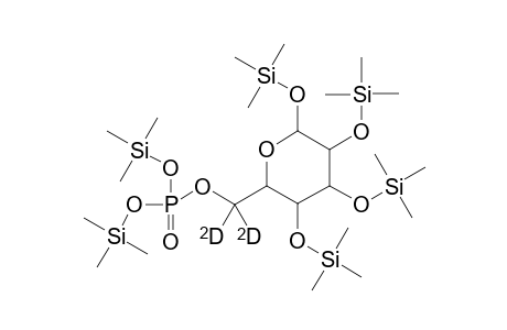 O-hexakis(trimethylsilyl)-D-glucopyranose-6,6-D2-6-phosphate