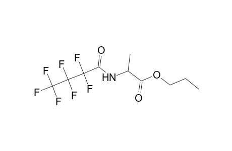 Propyl 2-[(2,2,3,3,4,4,4-heptafluorobutanoyl)amino]propanoate