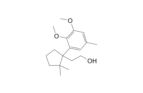 2-[1-(2,3-Dimethoxy-5-methylphenyl)-2,2-dimethylcyclopent-1-yl]ethanol