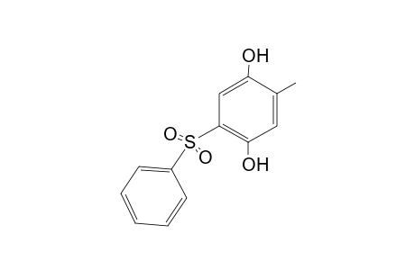 2-(benzenesulfonyl)-5-methyl-benzene-1,4-diol