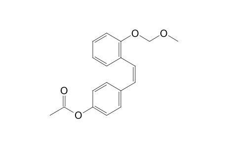 (Z)-2-Methoxymethoxy-4'-acetoxy-stilbene