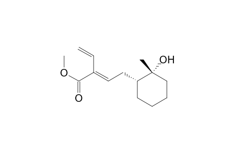 (+-)-[1-.alpha.(E),2-.beta.]-Methyl 2-ethenyl-4-(2-hydroxy-2-methylcyclohexyl)-2-butenoate