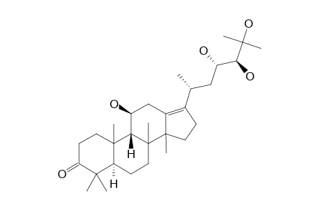 ALISOL-E;(20-R,23-S,24-S)-11B,23,24,25-TETRAHYDROXY-DAMMAR-13(17)-EN-3-ONE