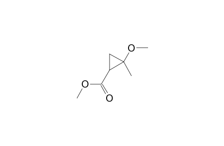 2-Methoxy-2-methyl-1-cyclopropanecarboxylic acid methyl ester