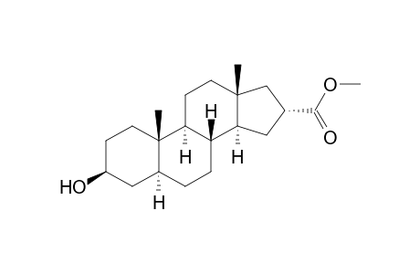 Methyl 3-hydroxy-5.alpha.-androstane-16-carboxylate