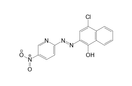 1-Naphthalenol, 4-chloro-2-[2-(5-nitro-2-pyridinyl)diazenyl]-