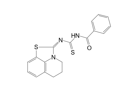 1-benzoyl-3-(5,6-dihydro-2H,4H-thiazole[5,4,3-ij]quinolin-2-ylidene)2-thiourea