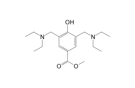 3,5-bis[(diethylamino)methyl]-4-hydroxybenzoic acid, methyl ester