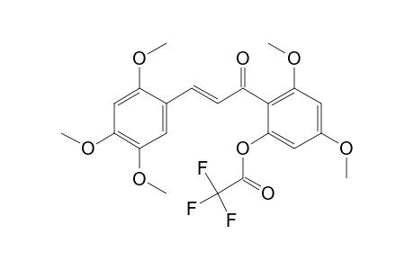 2'-Trifluoroacetyloxy-2,4,4',5,6'-pentamethoxychalcone