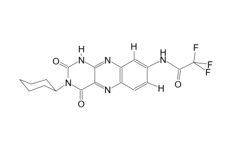N-(3-cyclohexyl-2,4-dioxo-1,2,3,4-tetrahydrobenzo[g]pteridin-8-yl)-2,2,2-trifluoroacetamide