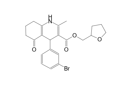 tetrahydro-2-furanylmethyl 4-(3-bromophenyl)-2-methyl-5-oxo-1,4,5,6,7,8-hexahydro-3-quinolinecarboxylate