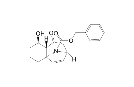 Benzyl (1R*,4aS*,7S*,9aR*)-1-hydroxy-9-oxo-1,2,3,4,7,8,9,9a-octahydro-4a,7-epiminobenzo[7]-annulene-10-carboxylate