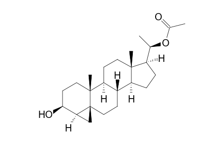 3.beta.-Hydroxy-20.beta.-acetyloxy-4.beta.,5.beta.-methylenepregnane