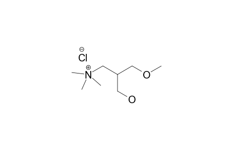(+/-)-3-TRIMETHYLAMMONIUM-2-(METHOXYMETHYL)-1-PROPANOL_CHLORIDE