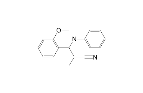 3-(2-Methoxyphenyl)-2-methyl-3-phenylamino-propionitrile