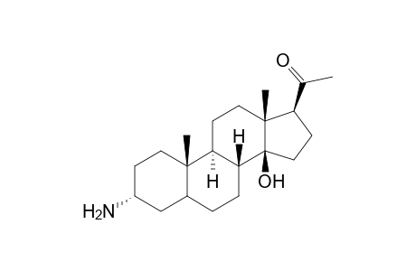 3.alpha.-Amino-14.beta.-hydroxypregnan-20-one