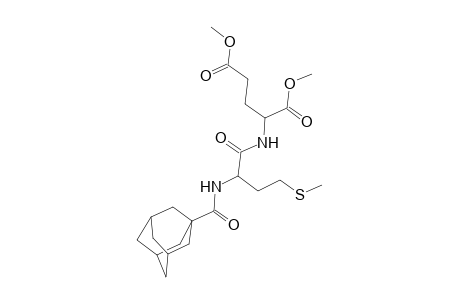 Glutamic acid, N-[N-(1-adamantylcarbonyl)-L-methionyl]-, dimethyl ester, L-