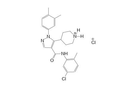piperidinium, 4-[4-[[(5-chloro-2-methylphenyl)amino]carbonyl]-1-(3,4-dimethylphenyl)-1H-pyrazol-5-yl]-, chloride