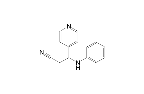 3-Anilino-3-(4'-pyridyl)propionitrile