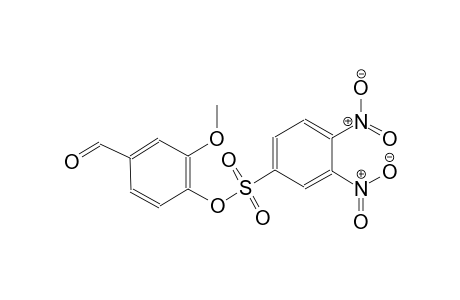 4-formyl-2-methoxyphenyl 3,4-dinitrobenzenesulfonate