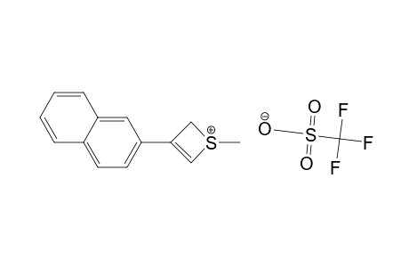 S-Methyl-3-(2-naphthyl)thiacyclobutenium Trifluoromethanesulfonate