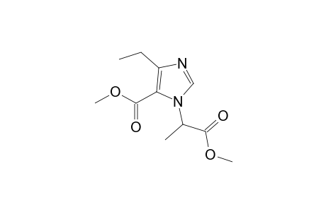 (+/-)-5-Ethyl-3-(1-methoxycarbonylethyl)-3H-imidazole-4-carboxylic acid methyl ester