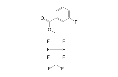 3-Fluorobenzoic acid, 2,2,3,3,4,4,5,5-octafluoropentyl ester