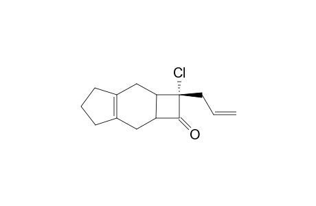 (1SR,6RS,8SR)-3,4-Cyclopentyl-8-(3'-propenyl)-8-chlorobicyclo[4.2.0]oct-3-en-7-one