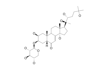 LIMNANTHEOSIDE-A;20-HYDROXYECDYSONE-3-BETA-D-XYLOPYRANOSIDE