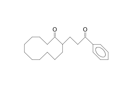 1-Phenyl-3-(2-oxo-cyclododecyl)-propan-1-one