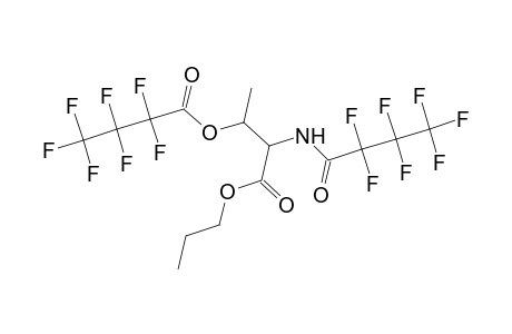 2-[(2,2,3,3,4,4,4-Heptafluorobutanoyl)amino]-1-methyl-3-oxo-3-propoxypropyl 2,2,3,3,4,4,4-heptafluorobutanoate