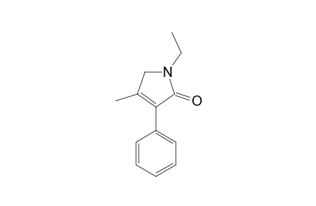 N-ETHYL-4-METHYL-2-OXO-3-PHENYL-DELTA-(3)-PYRROLINE