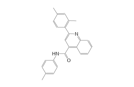 2-(2,4-dimethylphenyl)-N-(4-methylphenyl)-4-quinolinecarboxamide