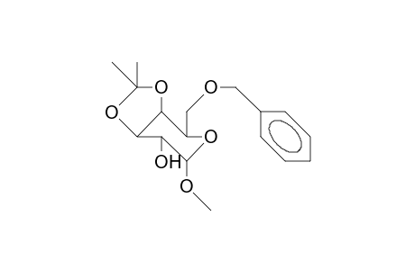 Methyl 6-O-benzyl-3,4-O-isopropylidene.alpha.-D-galactopyranoside