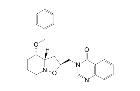 (2S,3aS,4S)-4-benzyloxy-2-[(4"-oxo-4H-quinazolin-3"-yl)-methyl]-hexahydroisoxazolo[2,3-a]pyridine