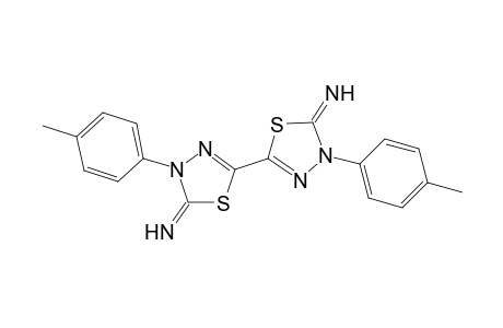 2,2'-Bis(4-(4-methylphenyl)-4,5-dihydro-5-imino-1,3,4-thiadiazole)