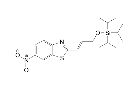 (E)-6-nitro-2-(3-(triisopropylsilyloxy)prop-1-enyl)benzo[d]thiazole