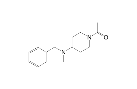 N-Benzyl-N-methyl-4-piperidinamine, N'-acetyl-