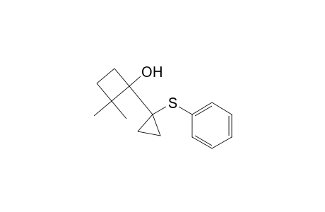 Cyclobutanol, 2,2-dimethyl-1-[1-(phenylthio)cyclopropyl]-