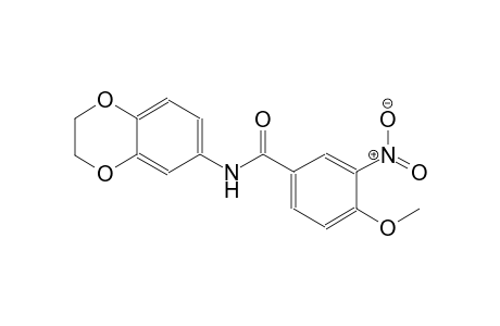 benzamide, N-(2,3-dihydro-1,4-benzodioxin-6-yl)-4-methoxy-3-nitro-