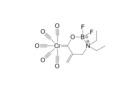 Carbon monoxide;[3,3-diethyl-2,2-bis(fluoranyl)-5-methylidene-1-oxa-3-azonia-2-boranuidacyclohex-6-ylidene]chromium