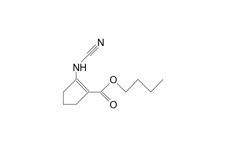 2-Cyanamino-cyclopent-1-ene-carboxylic acid, butyl ester