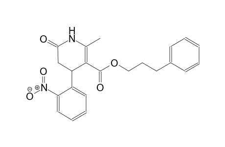 3-Phenylpropyl 2-methyl-4-(2-nitrophenyl)-6-oxo-1,4,5,6-tetrahydro-3-pyridinecarboxylate
