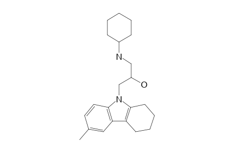 1-(Cyclohexylamino)-3-(6-methyl-1,2,3,4-tetrahydro-9H-carbazol-9-yl)-2-propanol