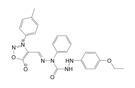 3-(4-Methylphenyl)sydnon-4-ylaldehyde 5-(4-ethoxyphenyl)-2-(phenyl)carbazone