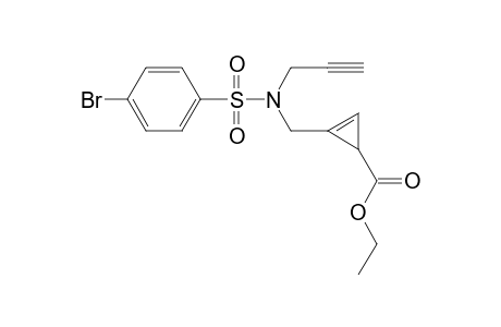 Ethyl 2-((4-bromo-N-(prop-2-ynyl)phenylsulfonamido)methyl)cycloprop-2-enecarboxylate