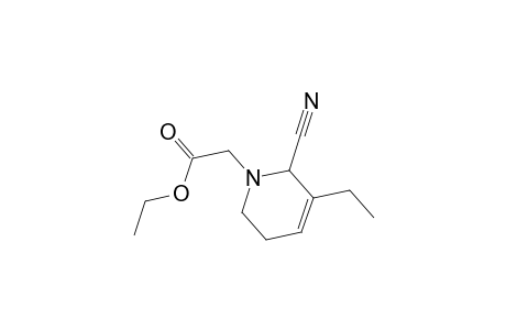 Ethyl 2-Cyano-3-ethyl-.delta.(3)-piperideine-1-acetate