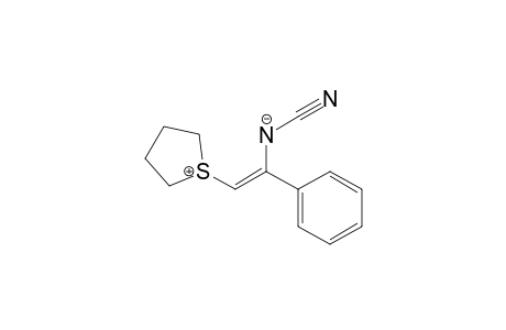 1-Cyano-3-(tetramethylenesulfanyl)-2-phenyl-1-azapropen-3-ide